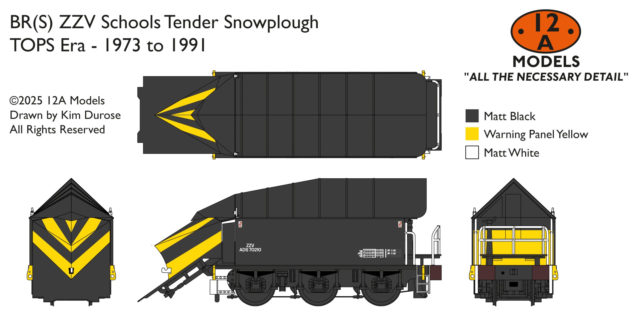 Paint Guide for BR(S) Schools Tender Snowplough Kit