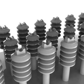 12A Models AC Electric Locomotives Roof Insulators