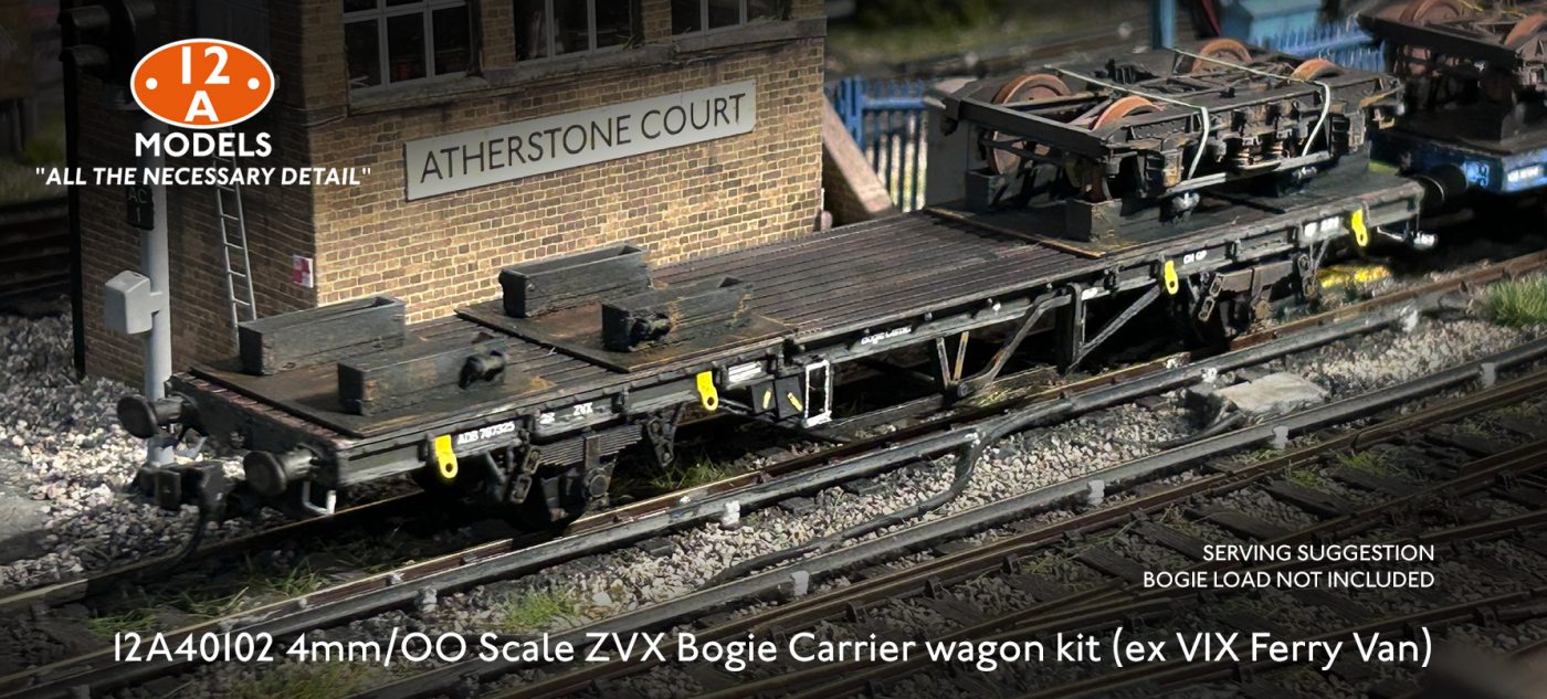 12A40102 4mm ZVX BogieCarrier wagon5